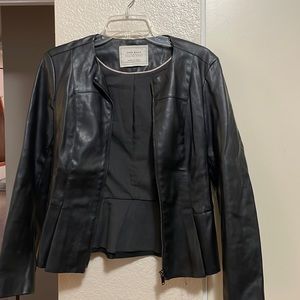 Zara leather jacket